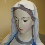 THE BLESSED VIRGIN (after restoration), from frances blake of murals and statues dublin