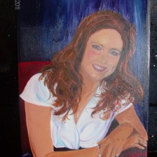portrait portrait of lady by frances blake of murals and statues dublin